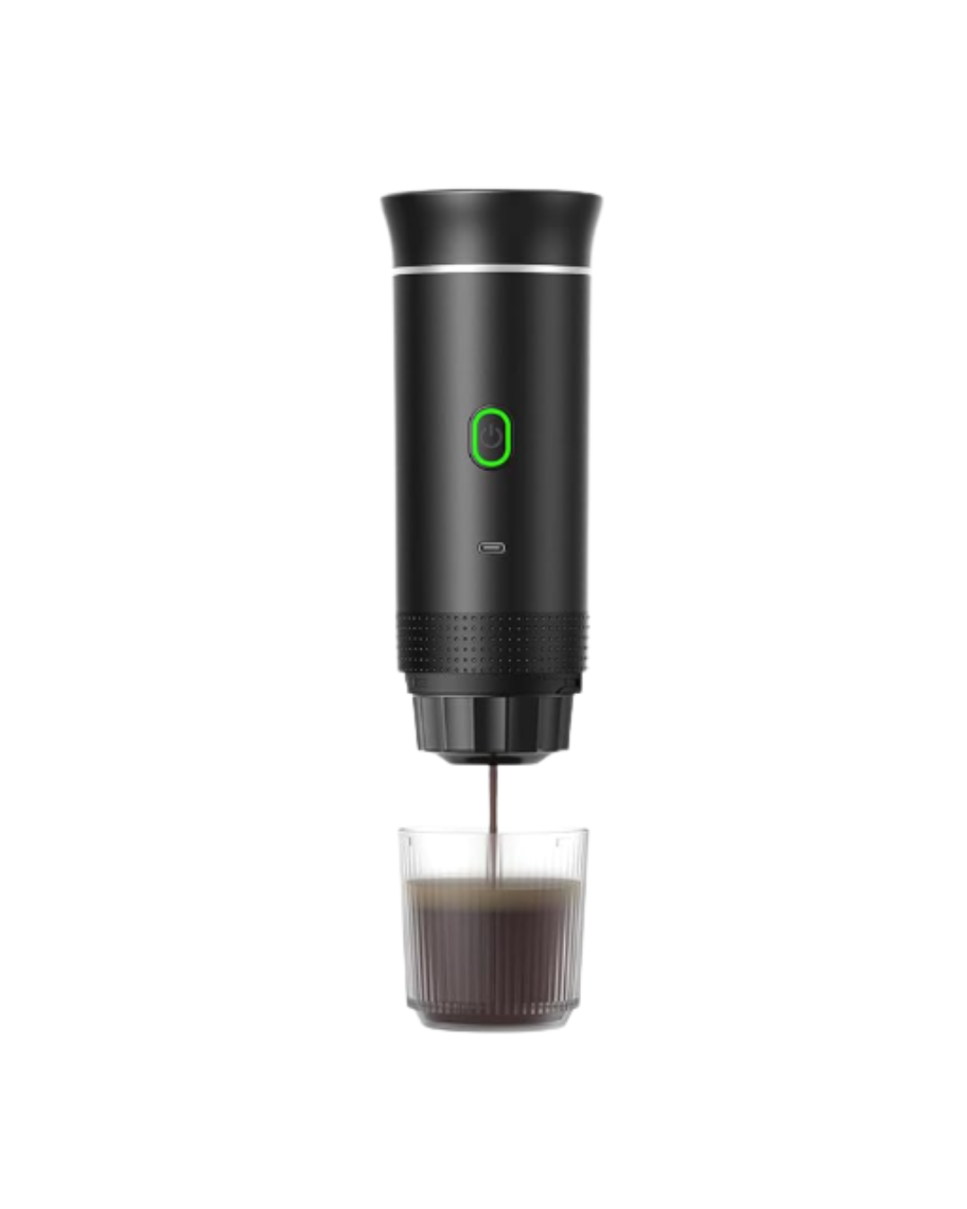 The JavaJet 3-in-1 Portable Espresso Machine, Black